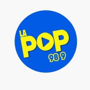 Logo of radio station La Pop 98.9
