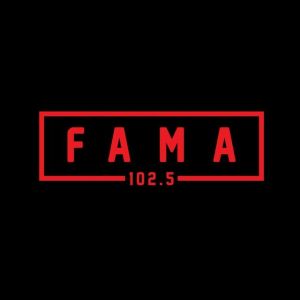 Logotipo de la emisora ​​de radio Fama 102.5 FM
