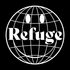 Logotipo de la emisora ​​de radio Refuge Worldwide