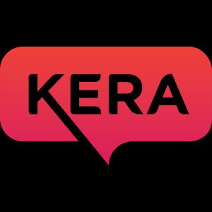 Logo of radio station KERA