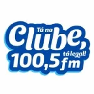 Logo de la station de radio Rádio Clube 100.5 FM