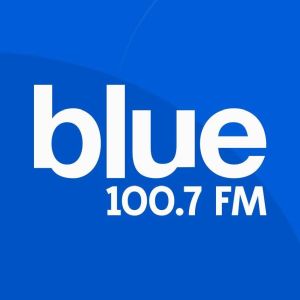 Logo de la station de radio Blue 100.7 FM