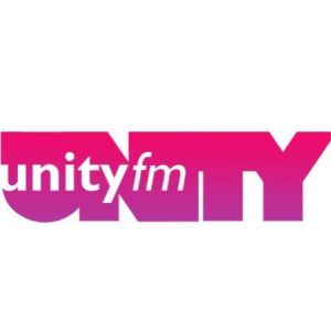 Logotipo de la emisora ​​de radio Unity FM