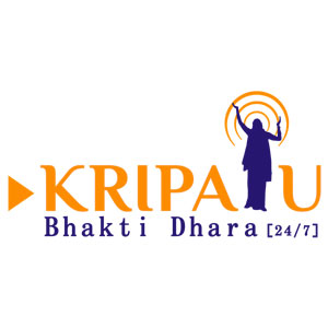 Logotipo de la emisora ​​de radio Kripalu Bhakti Dhara Radio