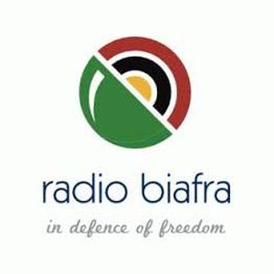 Logotipo de la emisora ​​de radio Radio Biafra - London