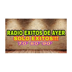 Logo de la station de radio Radio Exitos de Ayer