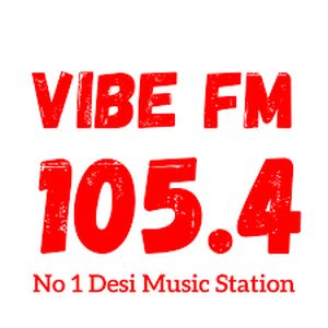 Logotipo de la emisora ​​de radio Vibe FM 105.4