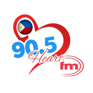 Logotipo de la emisora ​​de radio 90.5 Heart FM
