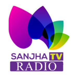 Logotipo de la emisora ​​de radio SANJHA TV RADIO