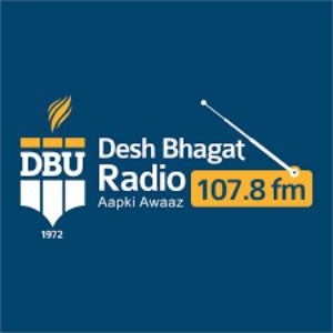 Logotipo de la emisora ​​de radio Desh Bhagat Radio 107.8 FM