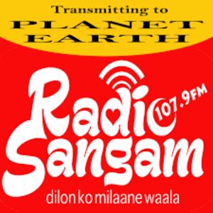 Logotipo de la emisora ​​de radio Radio Sangam 107.9 FM