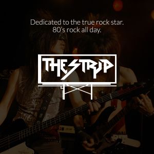 Logo de la station de radio Dash The Strip - 80's Hair Band Rock