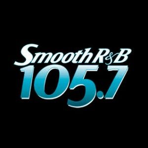 Logo de la station de radio KRNB Smooth R&B 105.7 FM