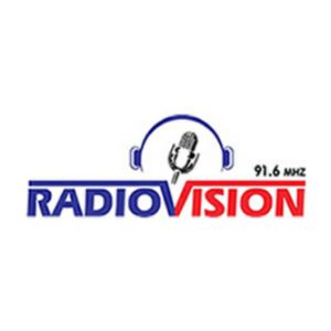 Logotipo de la emisora ​​de radio Radio Vision 91.6 FM