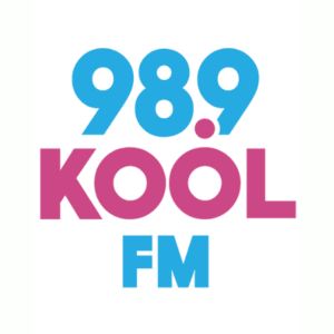 Logo of radio station KRQX 98.9 Kool FM