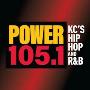 Logotipo de la emisora ​​de radio KCJK Power 105.1 FM