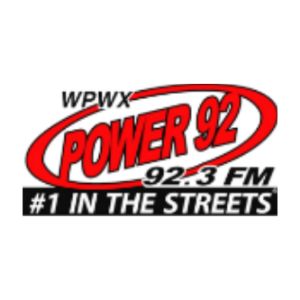 Logo de la station de radio WPWX Power 92.3 FM