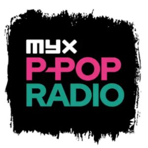 Logotipo de la emisora ​​de radio MYX P-POP Radio