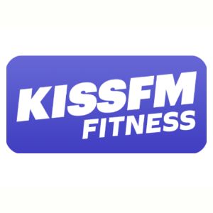 Logotipo de la emisora ​​de radio Kiss FM Fitness