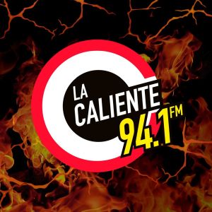 Logotipo de la emisora ​​de radio La Caliente 94.1 FM