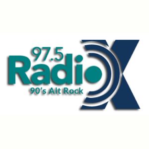 Logo de la station de radio 97.5 FM RadioX