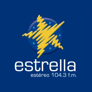 Logo de la station de radio Estrella Estéreo 104.3 FM