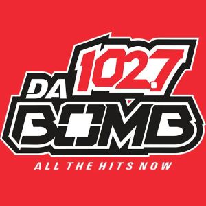 Logo of radio station KDDB 102.7 Da Bomb