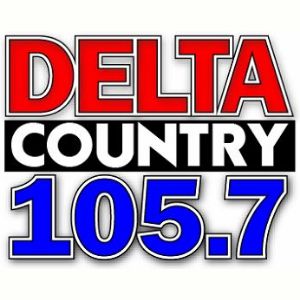 Logo de la station de radio WDTL 105.7 Delta Country