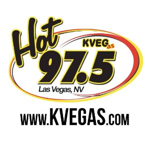 Logo of radio station KVEG Hot 97.5 FM