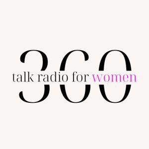 Logotipo de la emisora ​​de radio 360 Talk Radio for Women