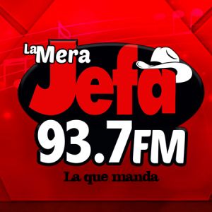 Logotipo de la emisora ​​de radio La Mera Jefa 93.7 FM