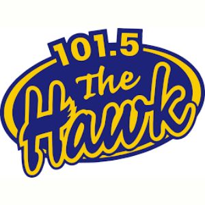 Logo de la station de radio CIGO 101.5 The Hawk