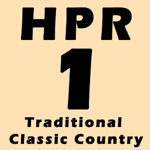 Logotipo de la emisora ​​de radio HPR1: Traditional Classic Country