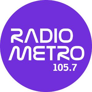 Logotipo de la emisora ​​de radio 105.7 Radio Metro