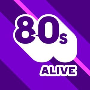 Logo of radio station 80s ALIVE