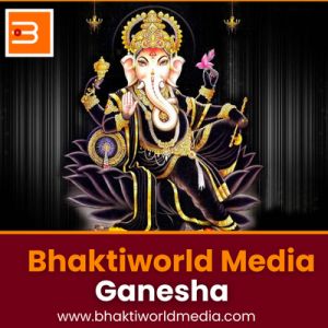 Logotipo de la emisora ​​de radio BhaktiWorld Ganesha