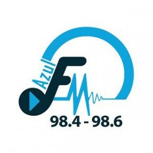 Logotipo de la emisora ​​de radio Azul FM 98.6