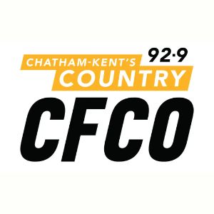 Logotipo de la emisora ​​de radio CFCO Country 92.9 FM