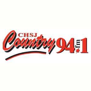 Logo de la station de radio CHSJ Country 94.1 FM