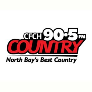 Logotipo de la emisora ​​de radio CFCH Country 90.5 FM