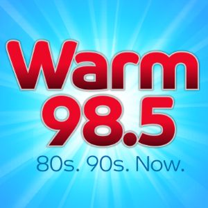 Logo de la station de radio Warm 98.5 FM