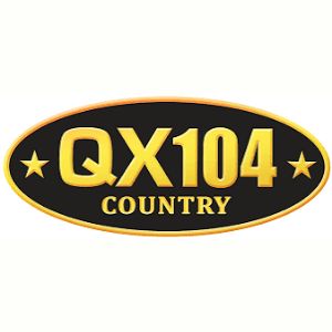 Logotipo de la emisora ​​de radio QX104 Country