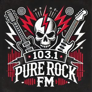 Logo of radio station 103.1 Pure Rock FM