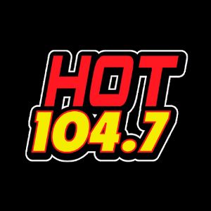 Logotipo de la emisora ​​de radio KHTN Hot 104.7 FM