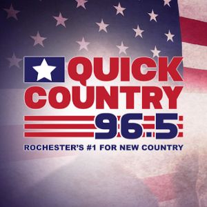 Logotipo de la emisora ​​de radio KWWK Quick Country 96.5 FM