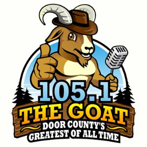 Logotipo de la emisora ​​de radio WSBW 105.1 The Goat