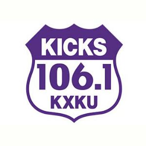 Logo of radio station Kicks 106.1 KXKU