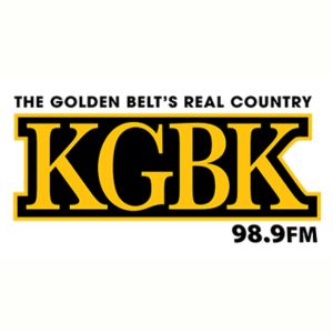 Logo de la station de radio Real Country 98.9 GBK - KGBK