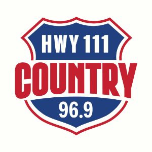 Logotipo de la emisora ​​de radio WUCH 96.9 Highway 111 Country
