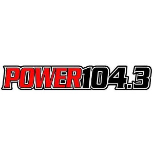 Logotipo de la emisora ​​de radio KPHW Power 104.3 FM